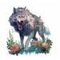 Sticker de interior wolf